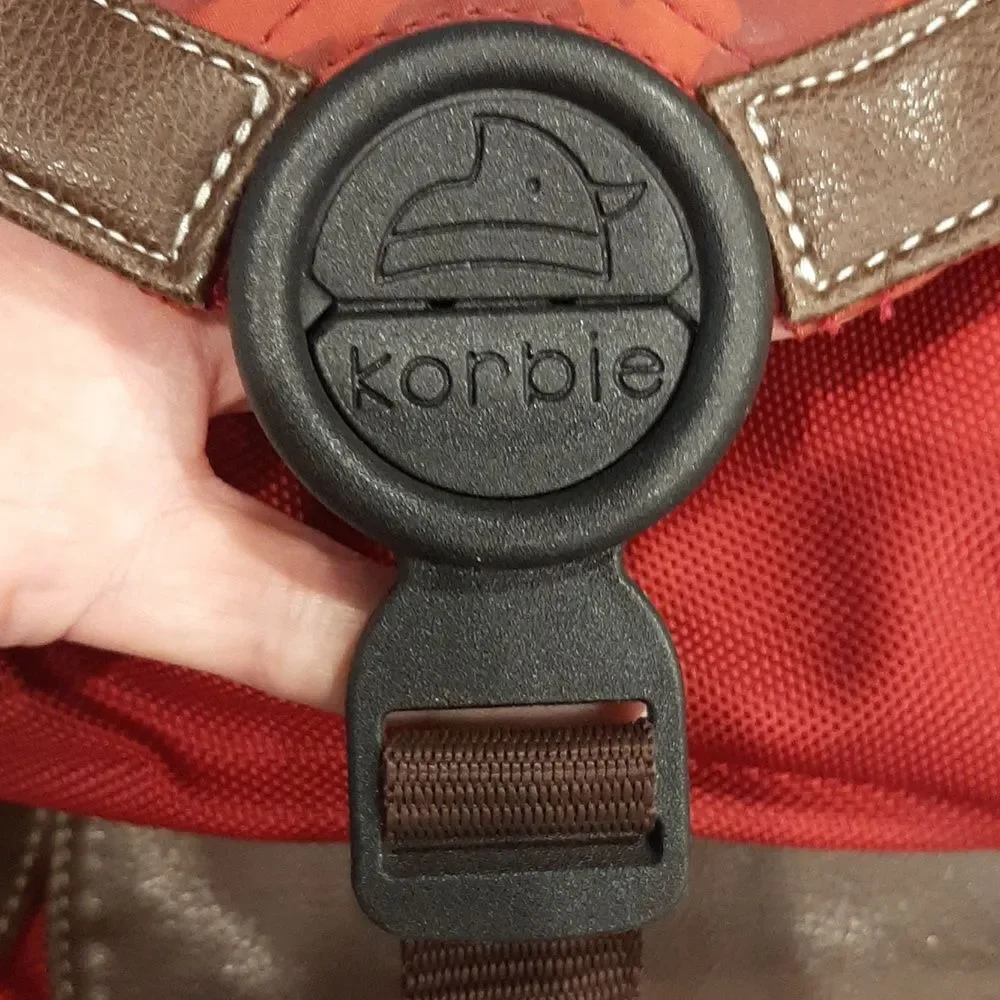 Korbie Red Diaper Bag